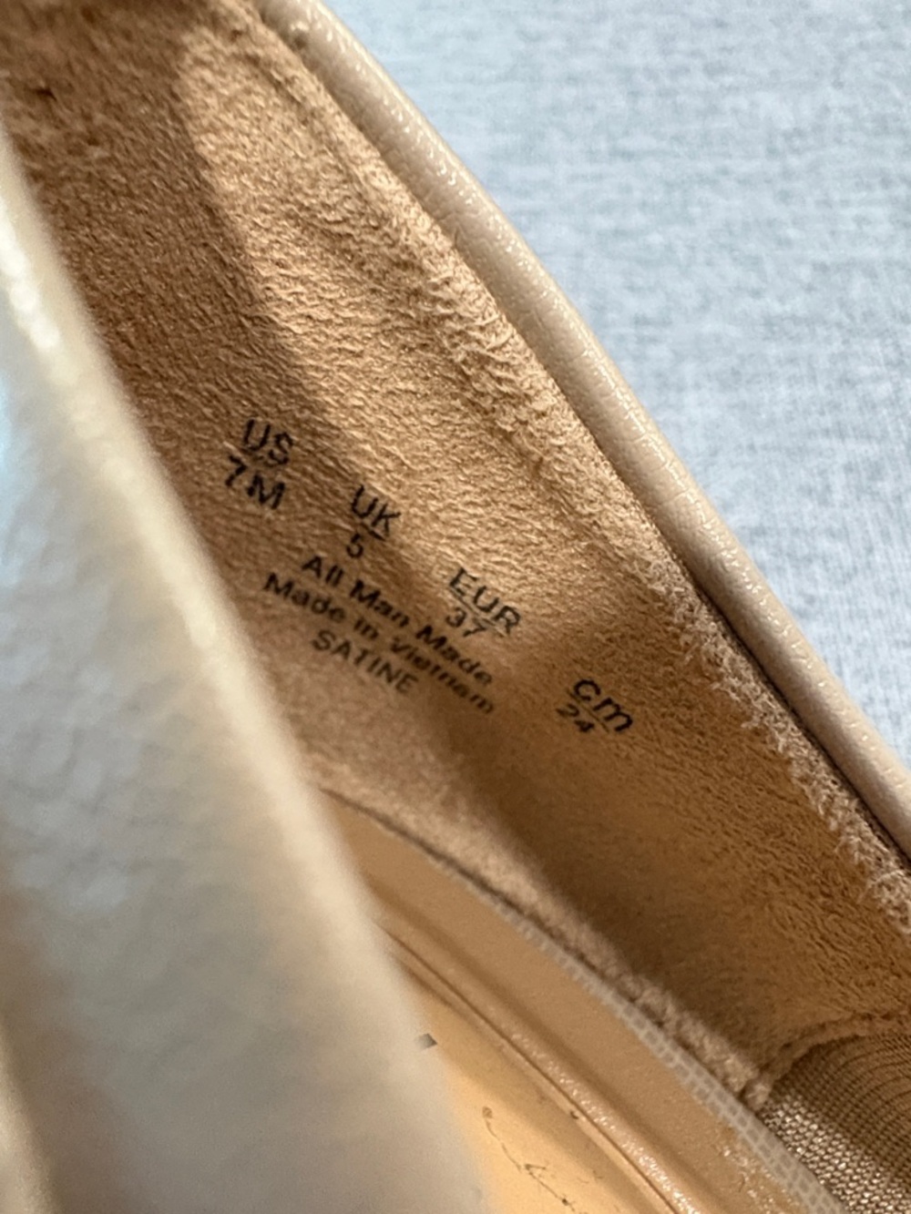 Abella True Comfort Nude Pointed  Toe Mid Heel Pumps - Picture 7 of 9